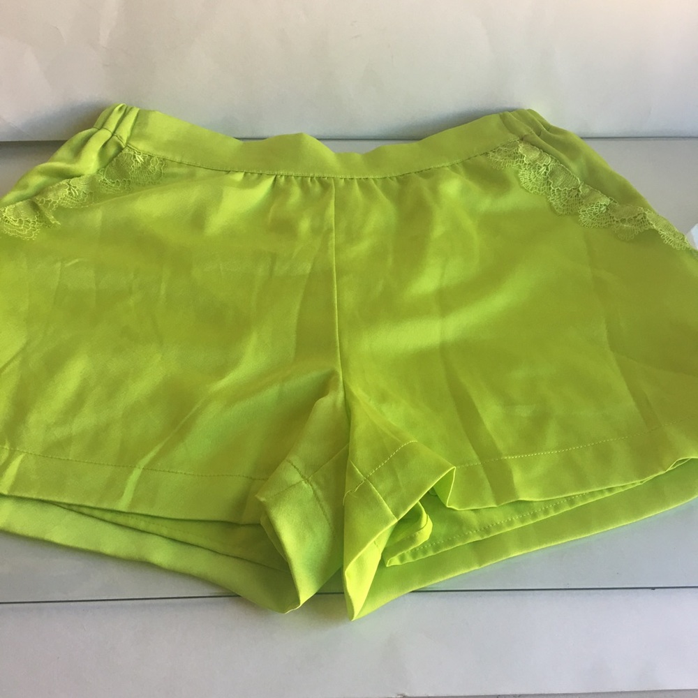 Guess shorts size M color Neon green